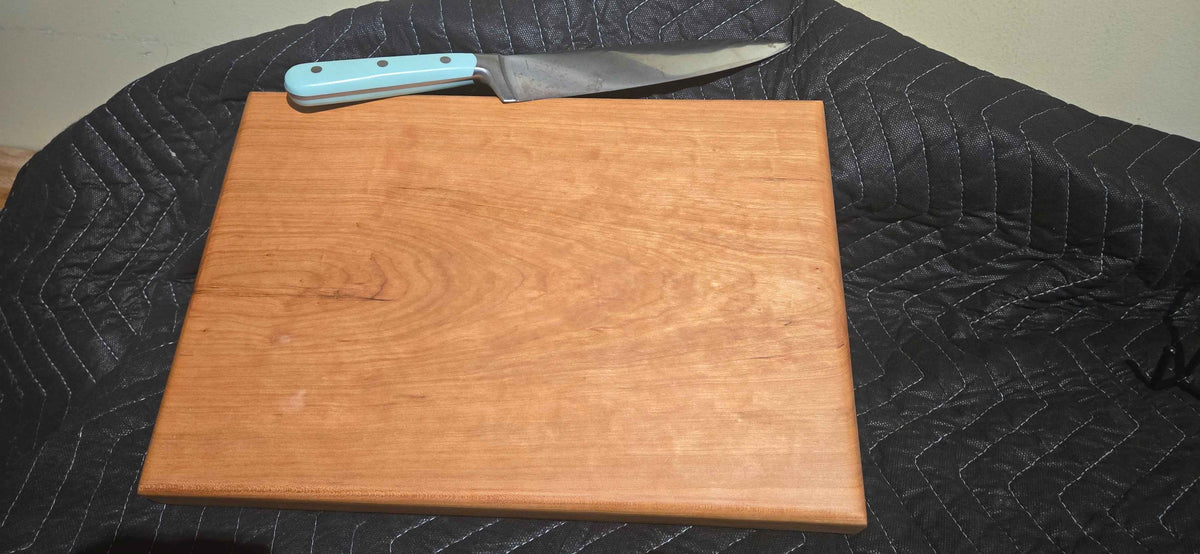 Handmade Solid Cherry Cutting & Serving Board – 14 x 10 x 1.5"