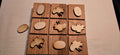 Laser cut motif tictac toe