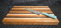 Maple, Walnut, Cherry & Zebrawood Cutting Board