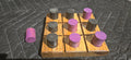 Tic tac toe black and purple