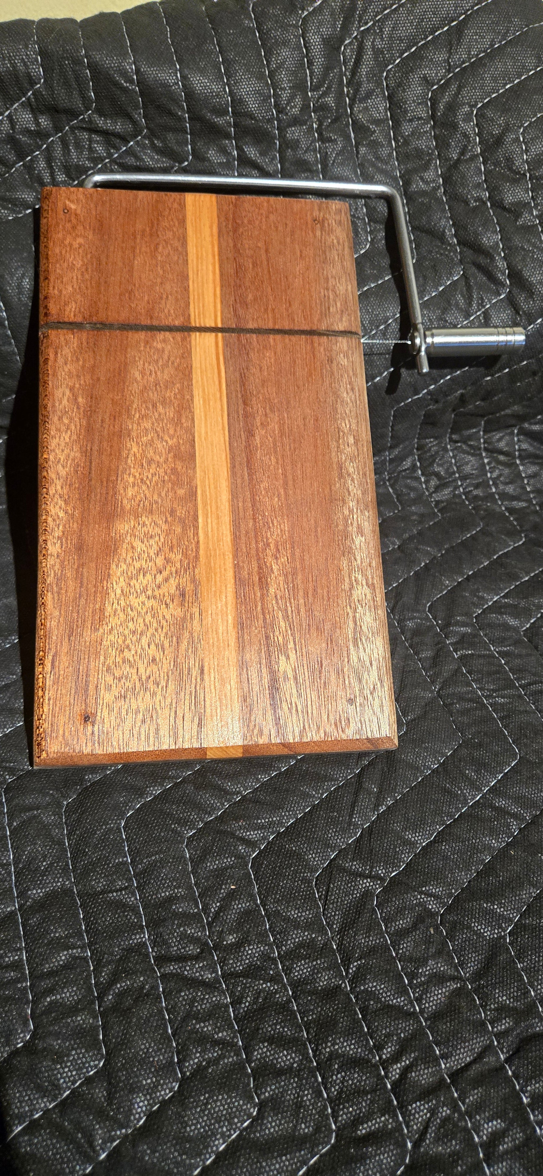 Mahogany & Oak Cheese Slicer Board