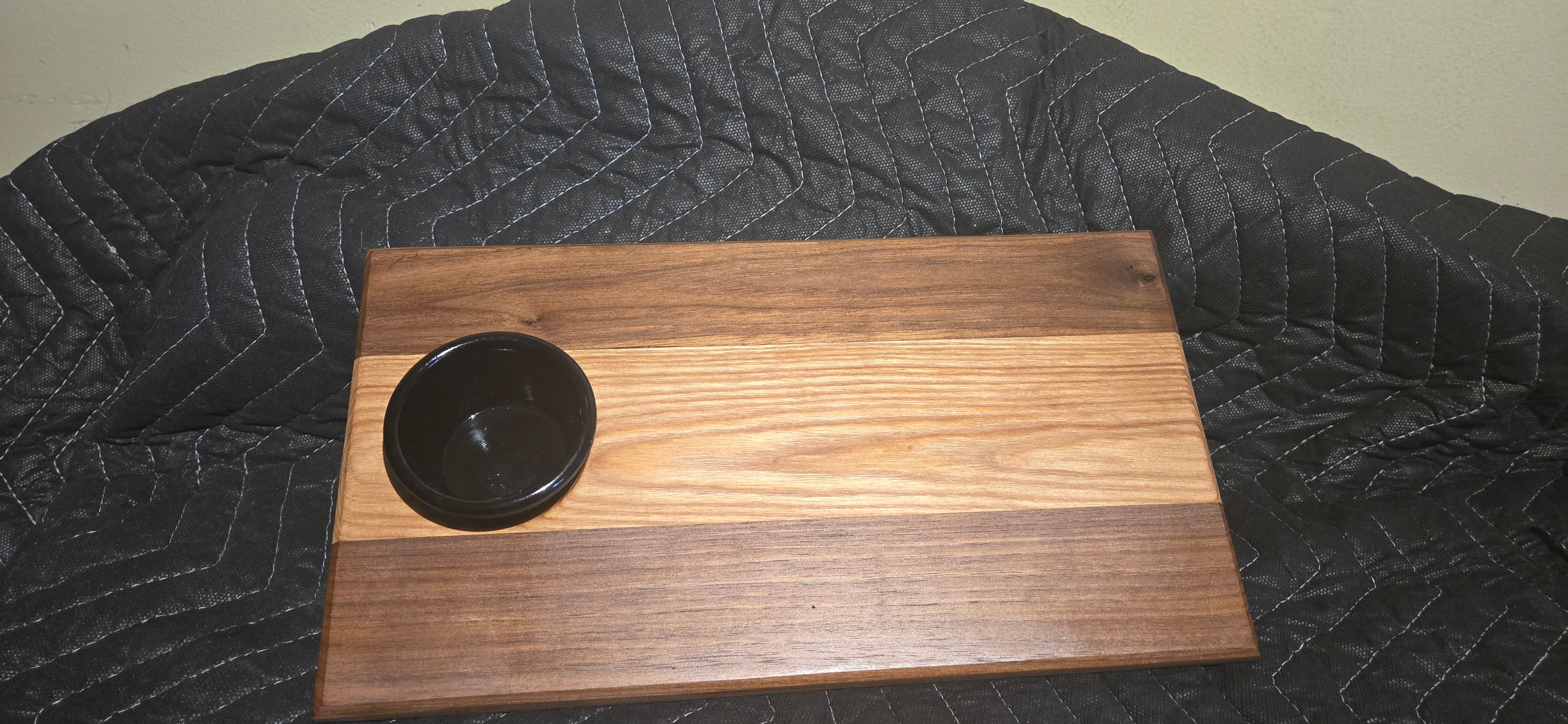 Walnut and oak small charcuterie board